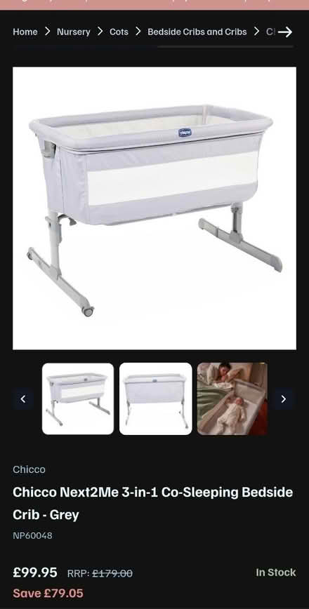 Photo of free Chicco Next2me Crib (Tunbridge Wells TN2) #1