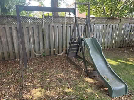 Photo of free Child swing set and slide (Third line and Dundas) #1