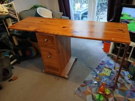 Photo of free Folding sewing table/desk (Eynesbury) #3