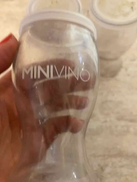 Photo of free Plastic wine glasses with lids *4 (Brentry BS10) #3