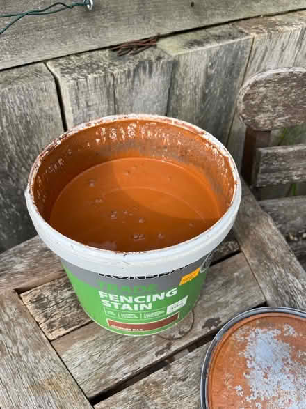 Photo of free Ronseal Fencing Stain medium oak (Hitchin Herts) #2