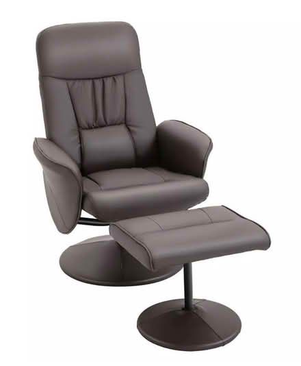 Photo of Swivel recliner and footstool (Sherwood TN2) #1