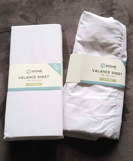 Photo of free 2 double valance sheets (Wirksworth DE4) #1