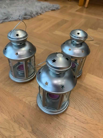 Photo of free 3 x tealight lanterns (KT17 - Stoneleigh) #1