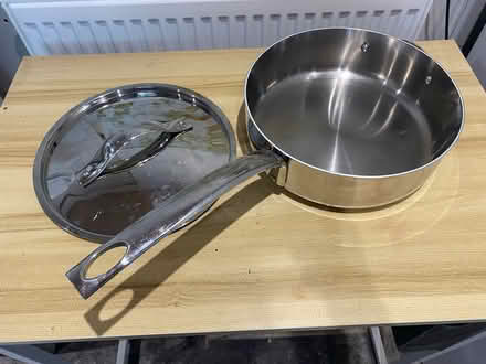 Photo of free Large royal doultan pan (Boughton Monchelsea) #1