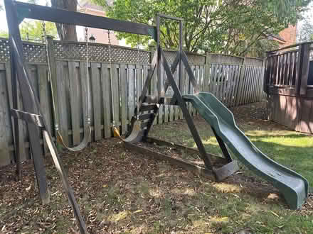 Photo of free Child swing set and slide (Third line and Dundas) #3