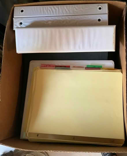 Photo of free Eleven 3 ring binders (Southwest Livonia) #1
