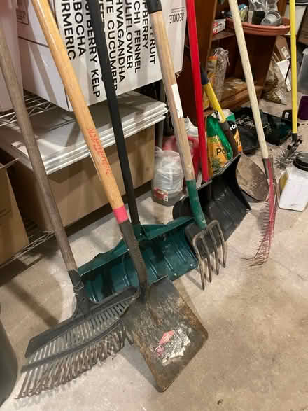 Photo of free Shovels, rakes, ice melt (Mountain Lakes) #1