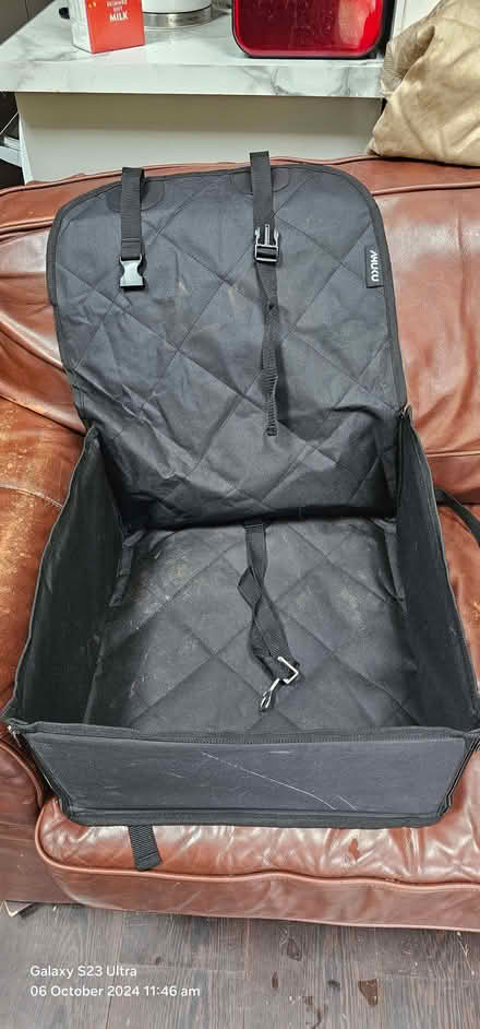 Photo of free Dog car seat with belt (Woodseats S8) #2