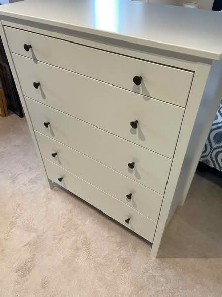 Photo of free White chest of drawers (HP10 Penn) #2