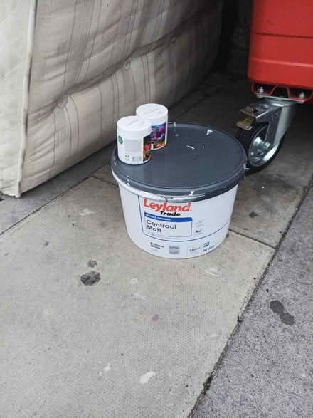 Photo of free White matt emulsion paint (Seafront - Pelham Place TN34) #1