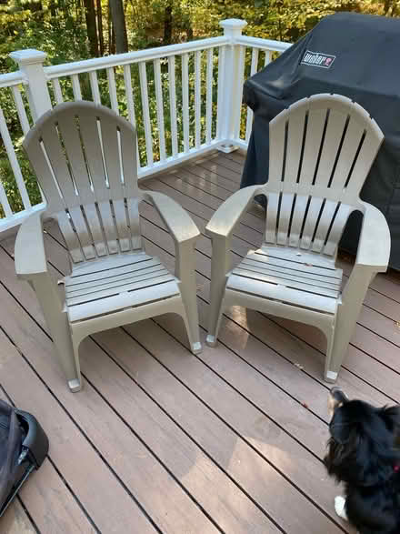 Photo of free Plastic Adirondack chairs (Near Hudson line) #1