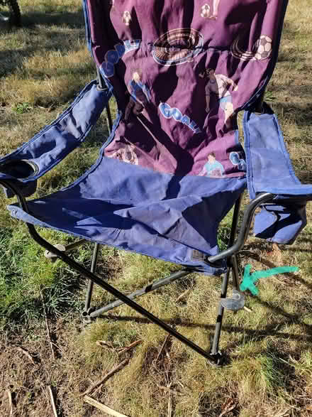 Photo of free Damaged collapsible chair (Fortuna, CA) #1