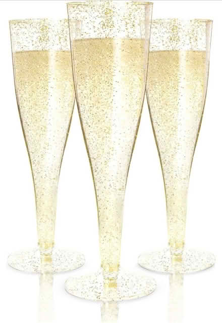 Photo of free Plastic champagne glasses (Avalon and Genesee) #1
