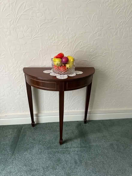 Photo of free Half moon table (B21) #1