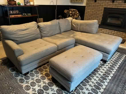 Photo of free LR couch chaise and footstool (Yardley) #1