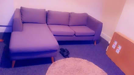 Photo of free Grey L- Shaped Sofas (Armley LS12) #1