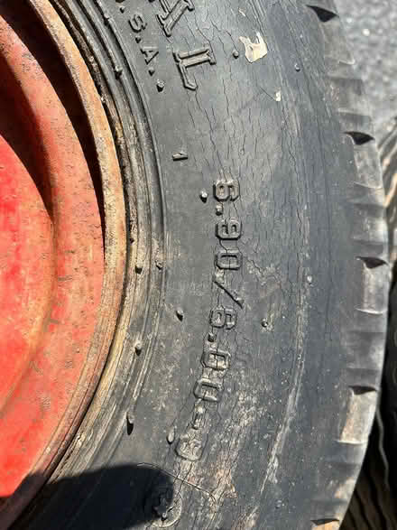 Photo of free 3 trailer rims and tires (96th & Westfield) #2