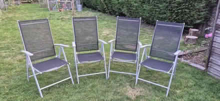 Photo of free 4 folding garden chairs (Warlingham CR6) #1
