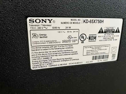 Photo of free Sony 65 inch TV needs new backlight (Brockett Meadows) #2