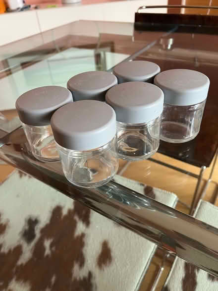 Photo of free 6 Glass Jars with screw lids (Fulham Palace Rd W6) #2