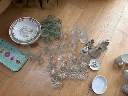 Photo of free Mixed box of mugs/glasses/figurines (North Kingston KT2) #1