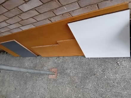 Photo of free Odd pieces of coated chipboard (Rushden) #1