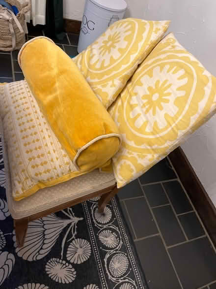 Photo of free Yellow pillows (Caldwell) #1