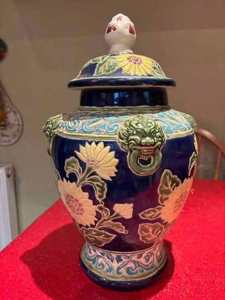 Photo of free Blue vase with lid (HP5 Chesham) #1