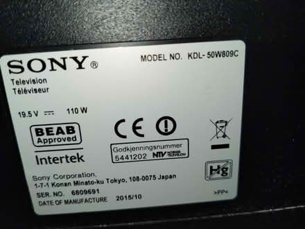 Photo of free Smart TV 50in Sony (Danderhall EH22) #2