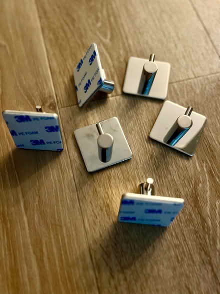 Photo of free 6 chrome door hooks (Tonbridge) #1