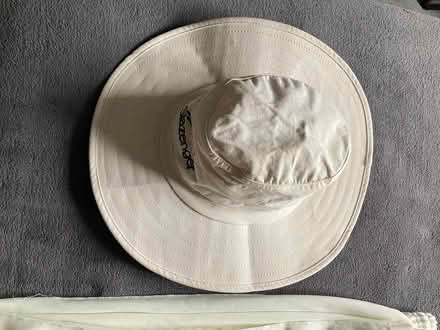 Photo of free White Cricket trousers and hat (Brightwell OX10) #4