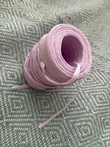 Photo of free Lilac roll of raffia ribbon (Kingston Gate KT2) #1
