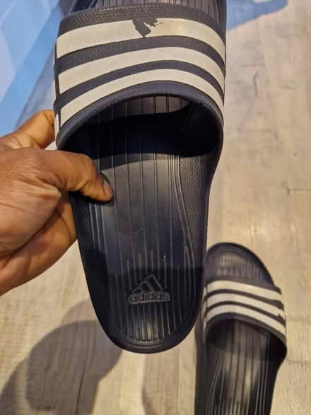 Photo of free Adidas sliders (Waverley Road. SE187TJ) #2
