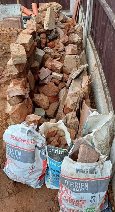 Photo of free Hardcore Rubble Bricks stones (Hamstead B43) #1