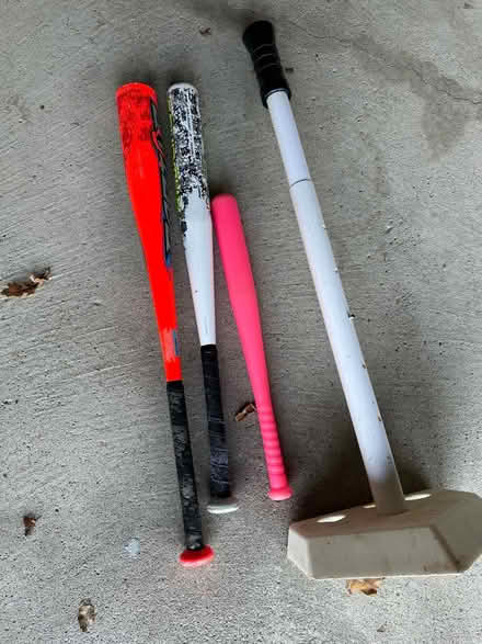 Photo of free Baseball bats and T (Third line and Dundas) #1
