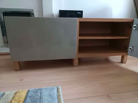 Photo of free IKEA Besta Unit w/grey doors (Altofts WF6) #2