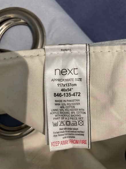 Photo of free Next Blue ombré lined curtains (Pembury TN2) #2