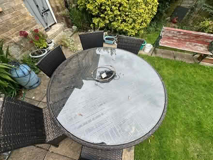 Photo of free Garden table and 4 chairs (Merley) #1