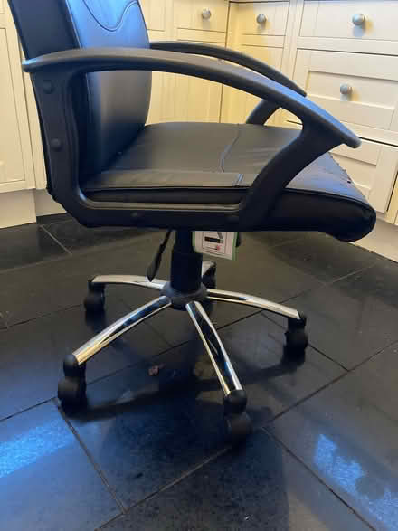 Photo of free Faux leather office chair (Withington M20) #3