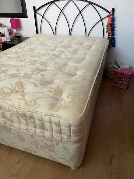 Photo of free Double bed with headboard (Epsom) #1