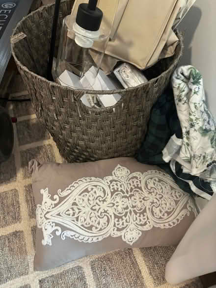Photo of free Large basket of decor items (Capitol Hill) #1