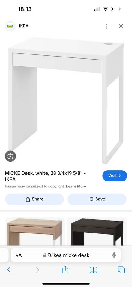 Photo of free IKEA Desk (Morden SM4) #1