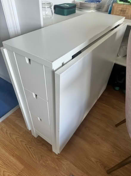 Photo of free IKEA fold out table with drawers (Forest Hill) #1
