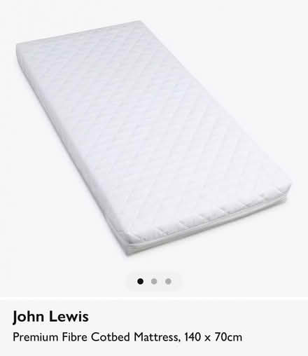 Photo of free John Lewis cotbed mattress (Woodford Green) #4