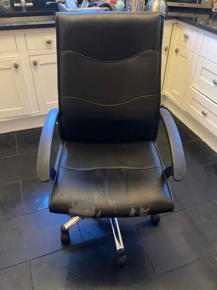 Photo of free Faux leather office chair (Withington M20) #1