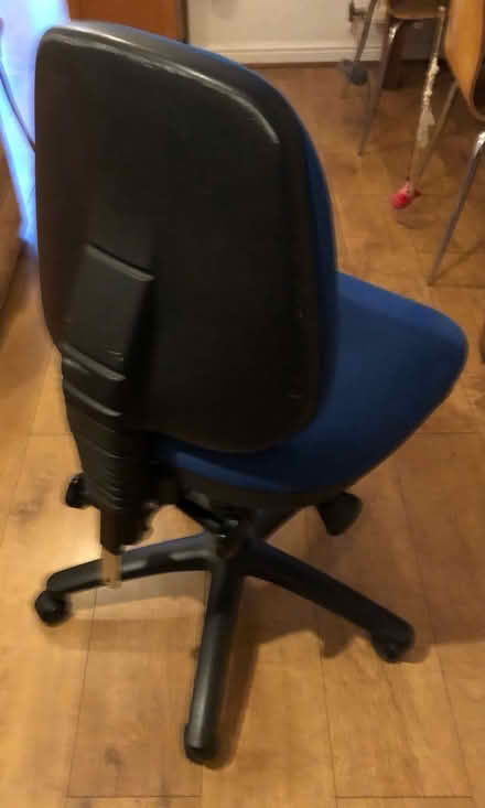 Photo of free Dark blue office chair (MK43) #3