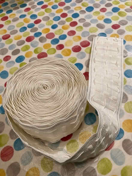 Photo of free White curtain tape (Dull PH15) #1