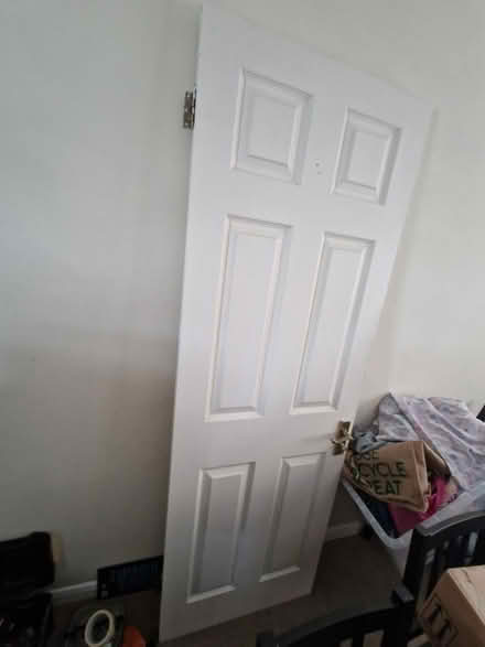 Photo of free White wood internal door (Ashford, TN23) #1