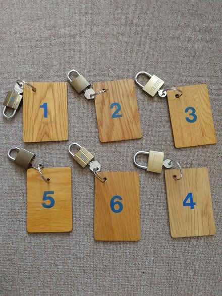Photo of free Padlocks with numbered tags (CO2 Colchester, Mersea Road) #1